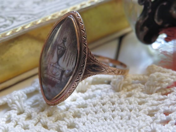 18th Century Mourning Ring View 6