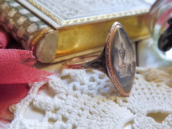 18th Century Mourning Ring View 2
