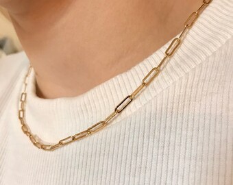 Dunne Goldkette Etsy