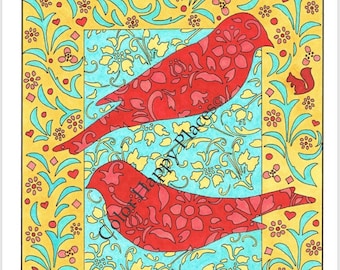 Página para colorear de pájaros Página para colorear en línea o para imprimir Página para colorear para adultos Página para colorear para personas mayores Página para colorear para niños Página para colorear para adolescentes