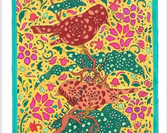 Página para colorear del Jardín del Paraíso Página para colorear en línea o para imprimir Página para colorear para adultos Página para colorear para personas mayores Página para colorear para niños Página para colorear para adolescentes