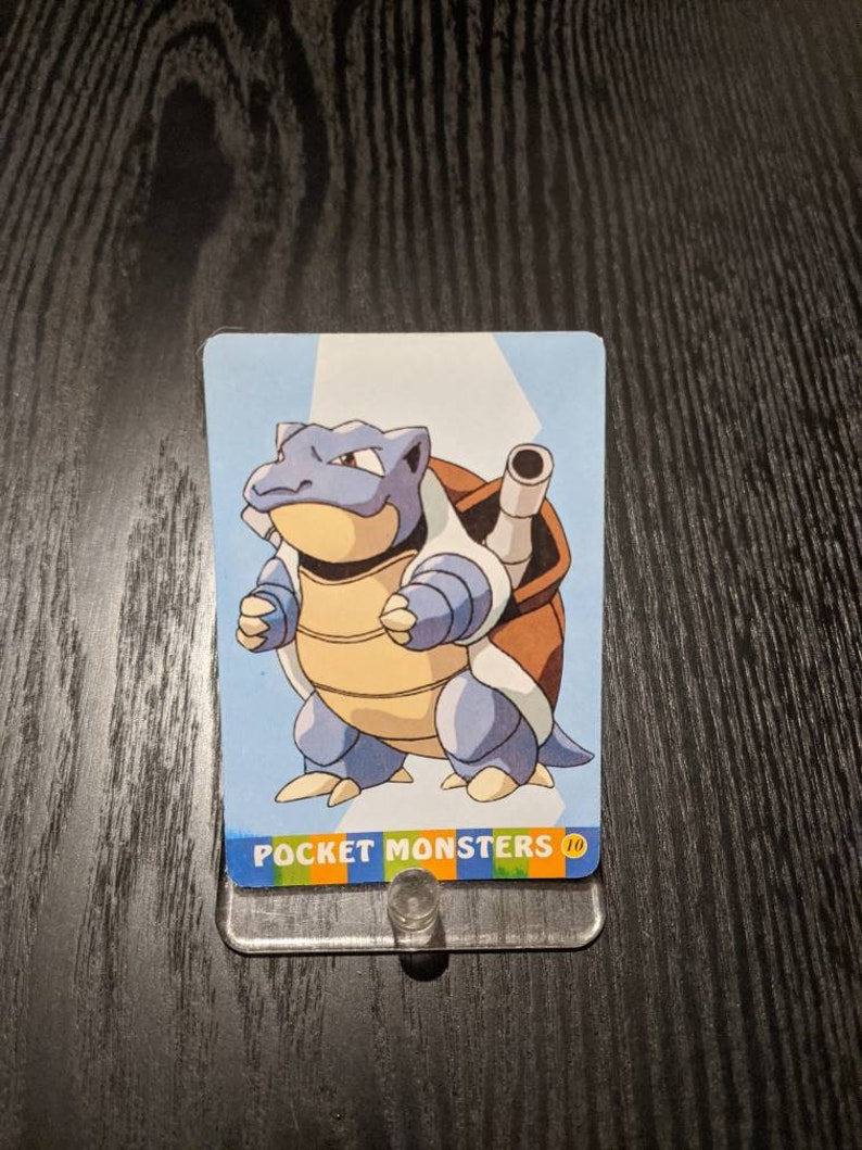 Bulbasaur Pocket Monsters Holo Foil Carddass Vending Machine | Etsy