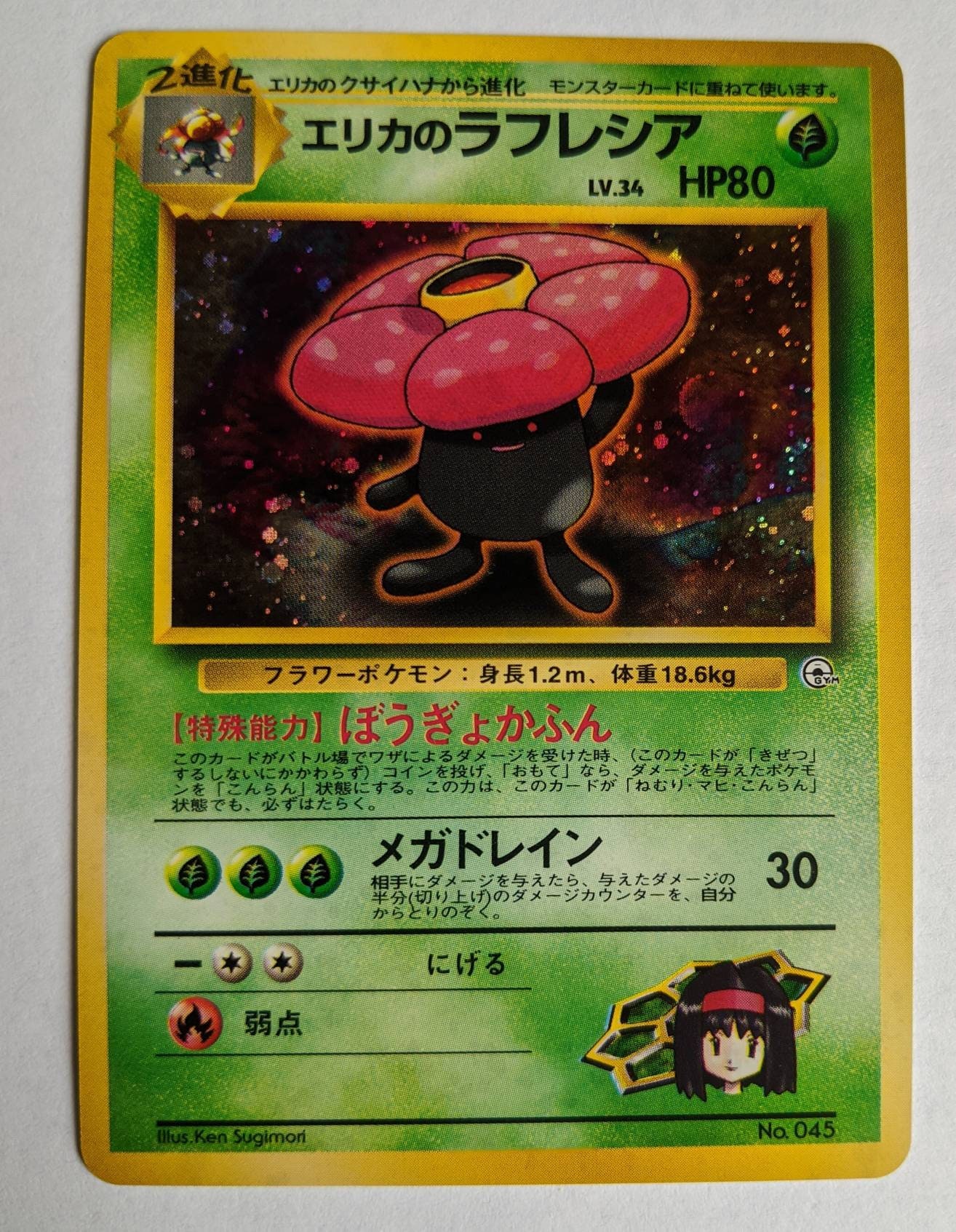 Pocket Monsters Card Holo Gym Leader Erika S Vileplume Etsy Pocket Monsters Card Holo Gym Leader Erika S Vileplume Etsy