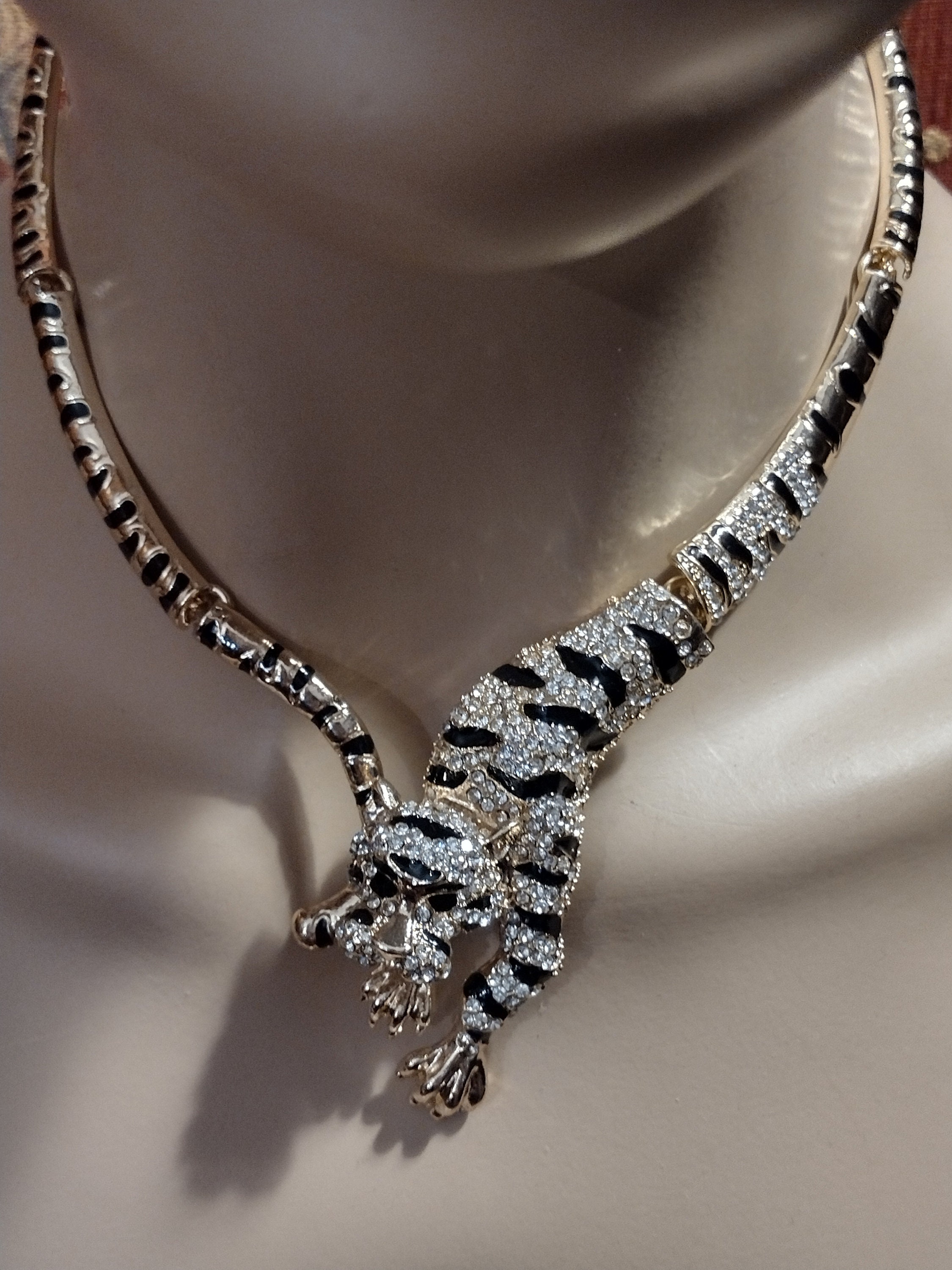 Cartier store necklace tiger