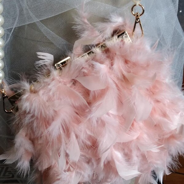 Feather Clutch Etsy