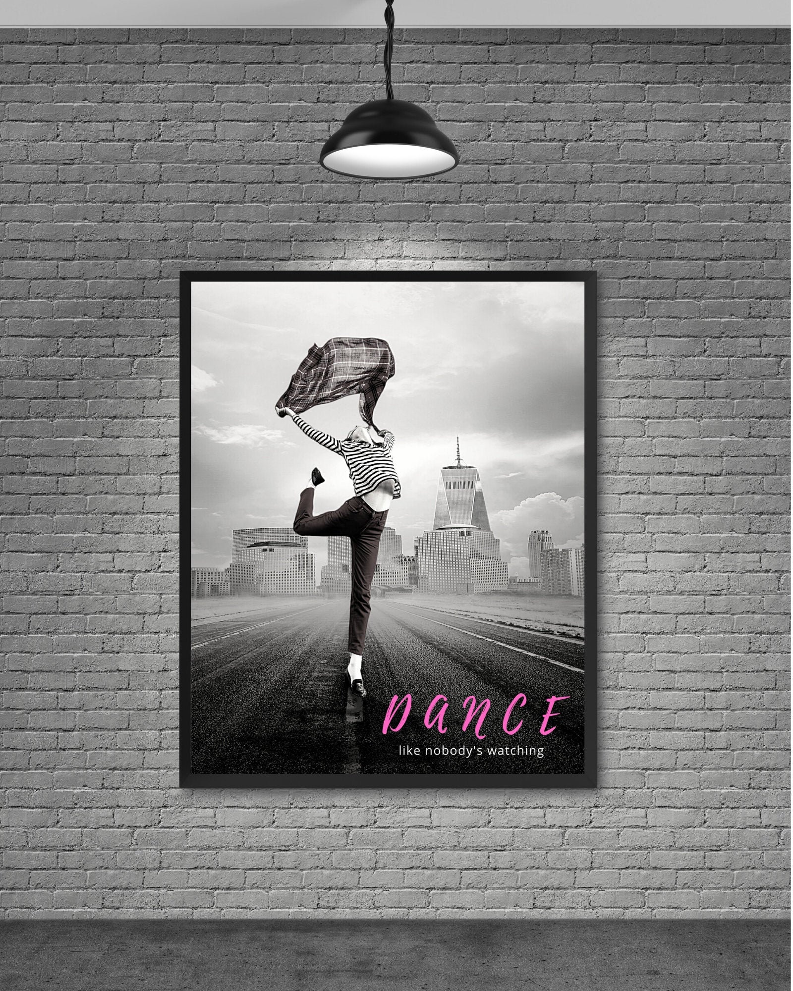 Dance Like Nobody's Watching Inspirational Quote Wall Art | Etsy