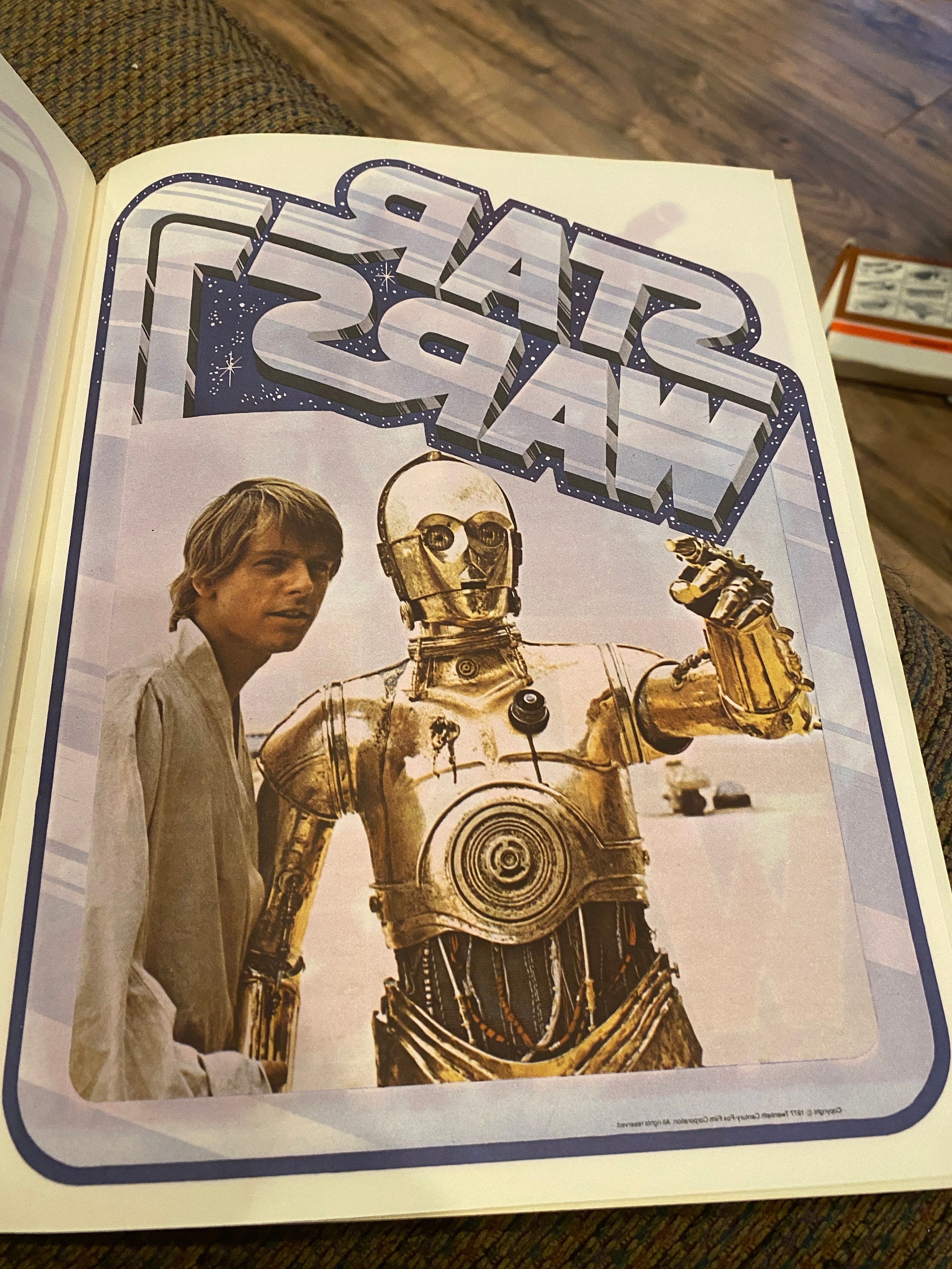 Original 1977 Star Wars Ironon Transfer Book pristine Etsy
