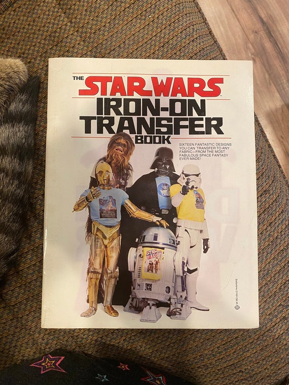 Original 1977 Star Wars Ironon Transfer Book pristine Etsy