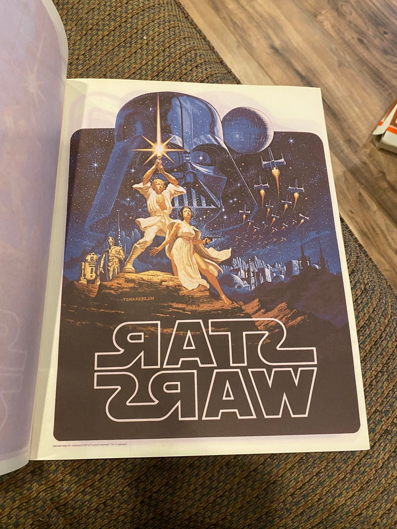 Original 1977 Star Wars Ironon Transfer Book pristine Etsy
