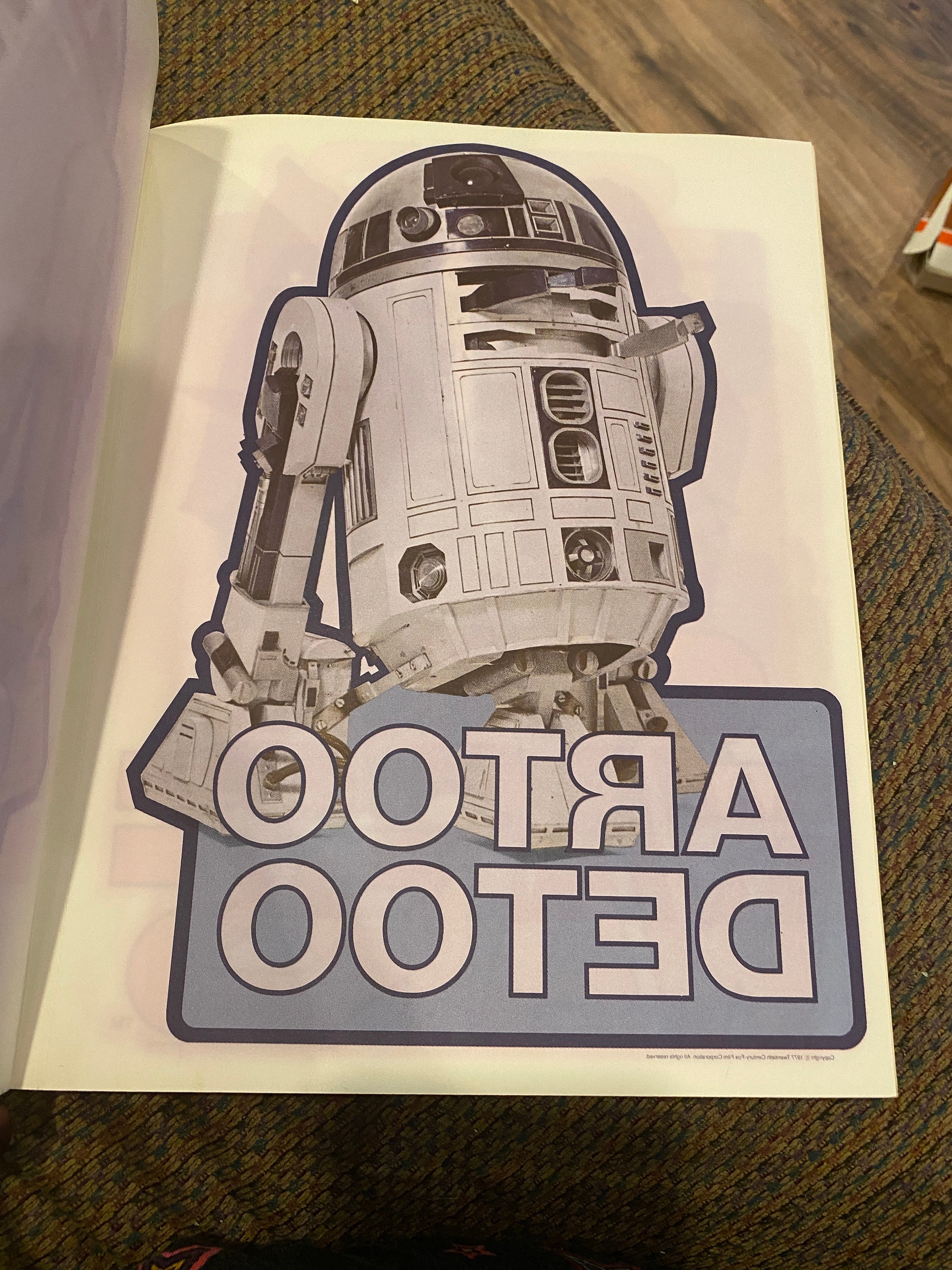 Original 1977 Star Wars Ironon Transfer Book pristine Etsy