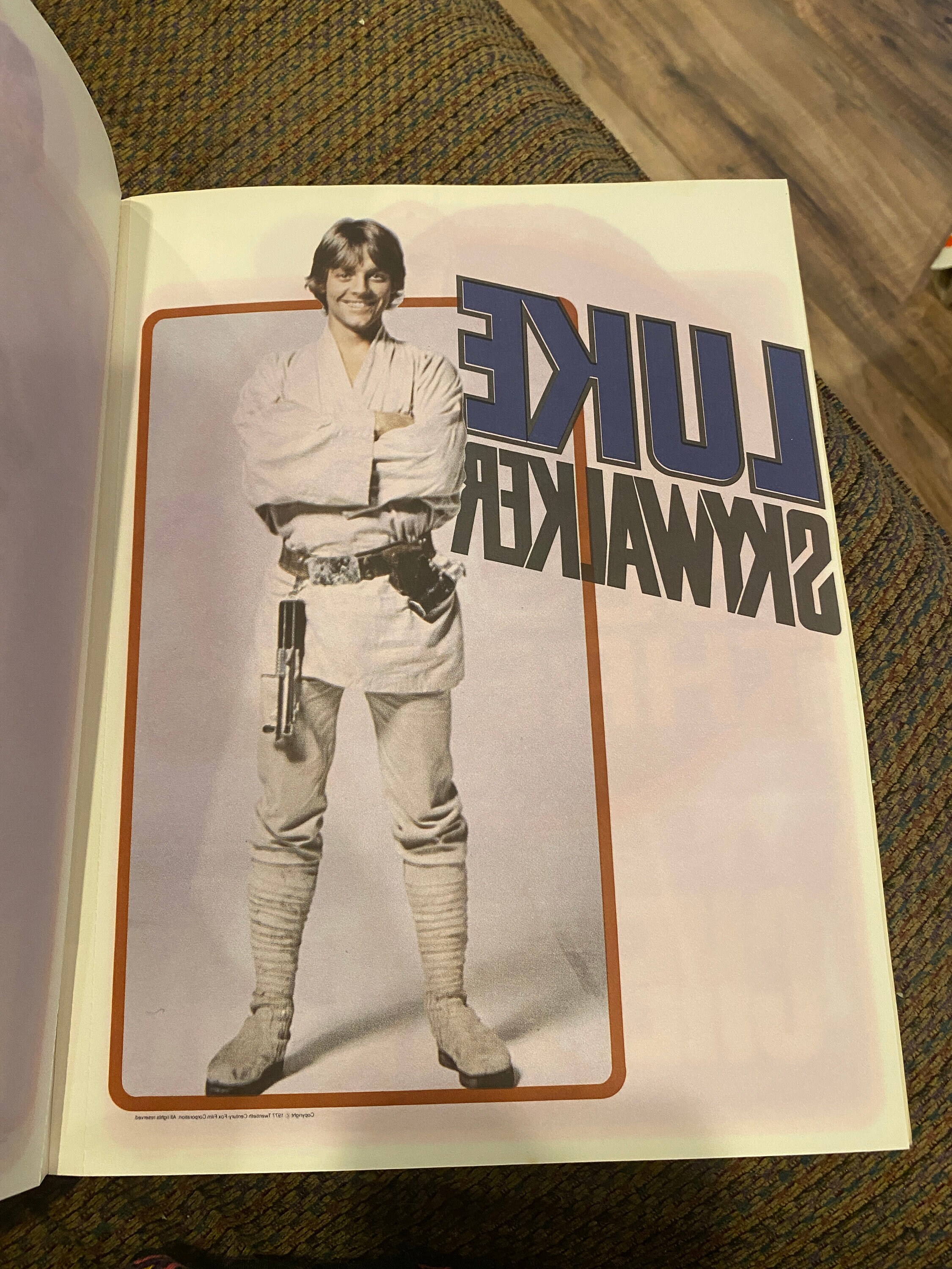 Original 1977 Star Wars Ironon Transfer Book pristine Etsy