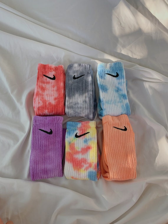 Nike Tiedye Socks | Etsy