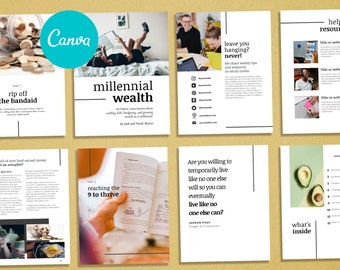 Professional E-book & Workbook Template | Made in Canva