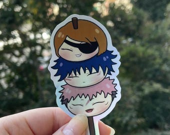 Matte/Holographic Foodie Kaisen Stickers | Jujutsu Kaisen