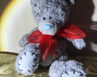 90s Vintage Me To You Teddy Bear Toy, Teddy with Blanket