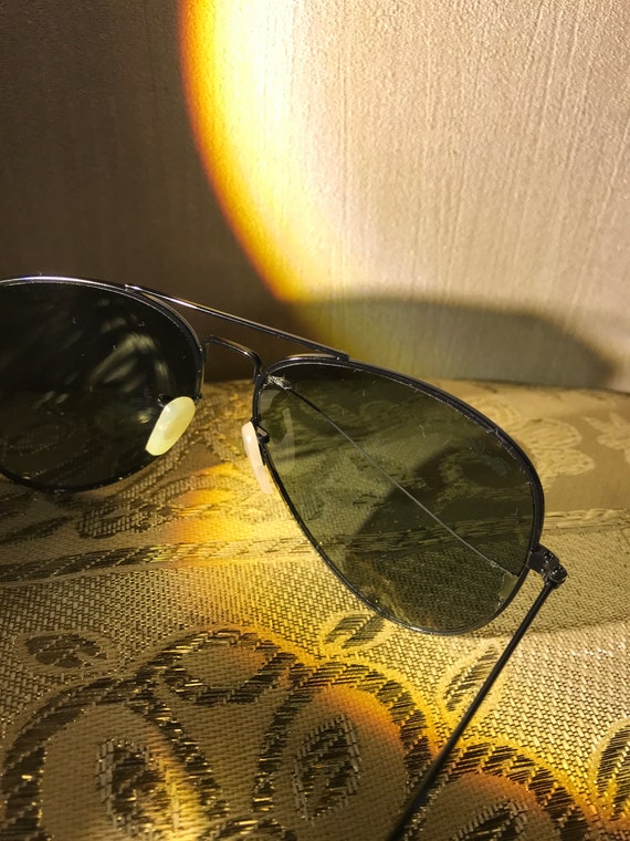 Vintage Y2k 90s Ray Ban Aviator Sunglasses Glasse… - image 4