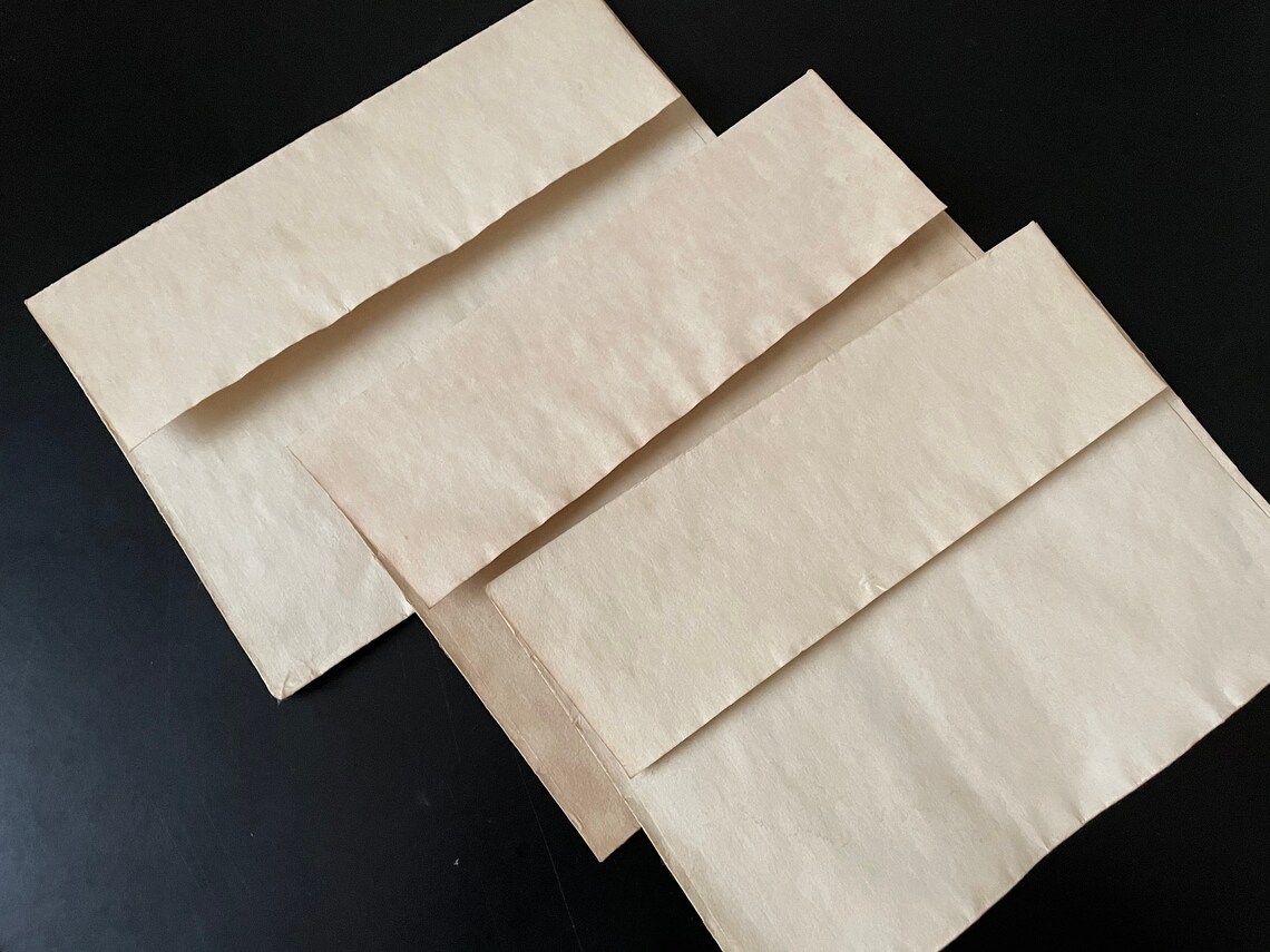 Vintage Parchment Envelope & Paper Pack Etsy