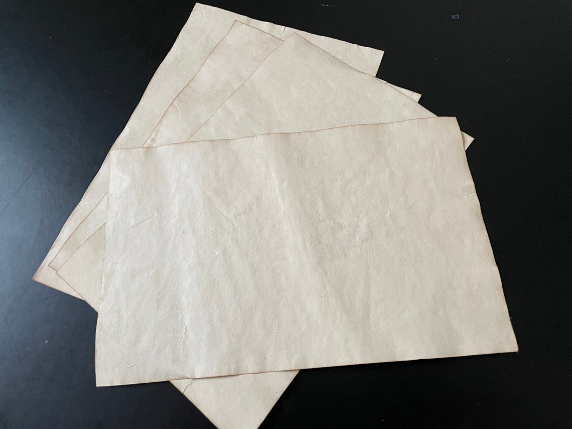 Vintage Parchment Envelope & Paper Pack Etsy