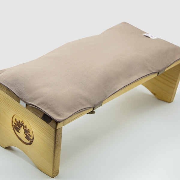 Foldable Meditation Stool (Seiza Bench) with Cushion