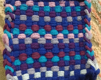 Hand Loomed Potholder, Hangable, Washable, Durable Kitchen Accessory