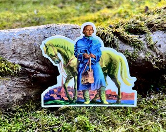 Paul Revere Esther Forbes, 3” Vinyl Die Cut Sticker, Sons of Liberty, Green Dragon, Paul Revere's Ride