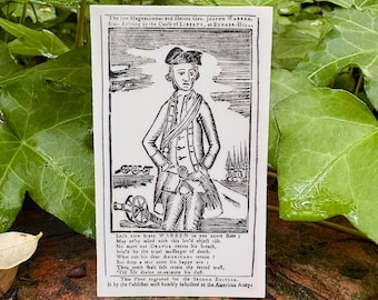 Joseph Warren Bunker Hill Vinyl Die-Cut 3" Sticker