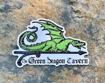 The Green Dragon Tavern Die-Cut Sticker
