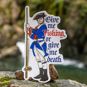 Patriot Fly Fishing 4” and 5” Die-Cut Vinyl Sticker