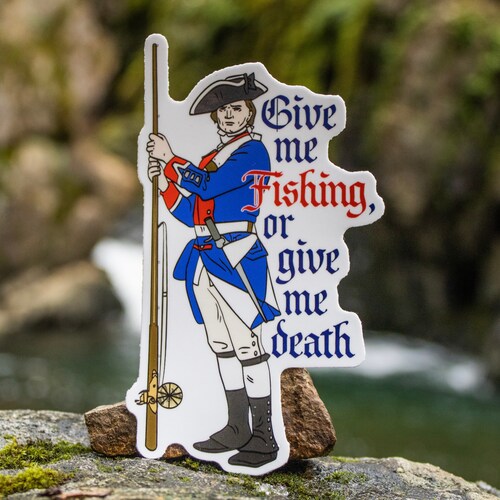 Patriot Fly Fishing 4 and 5 Diecut Vinyl Sticker Etsy