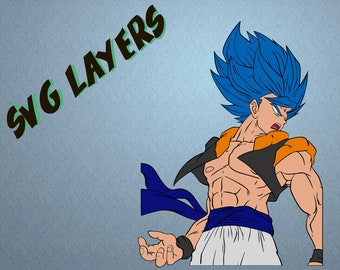 Download Super Saiyan Stencil Etsy