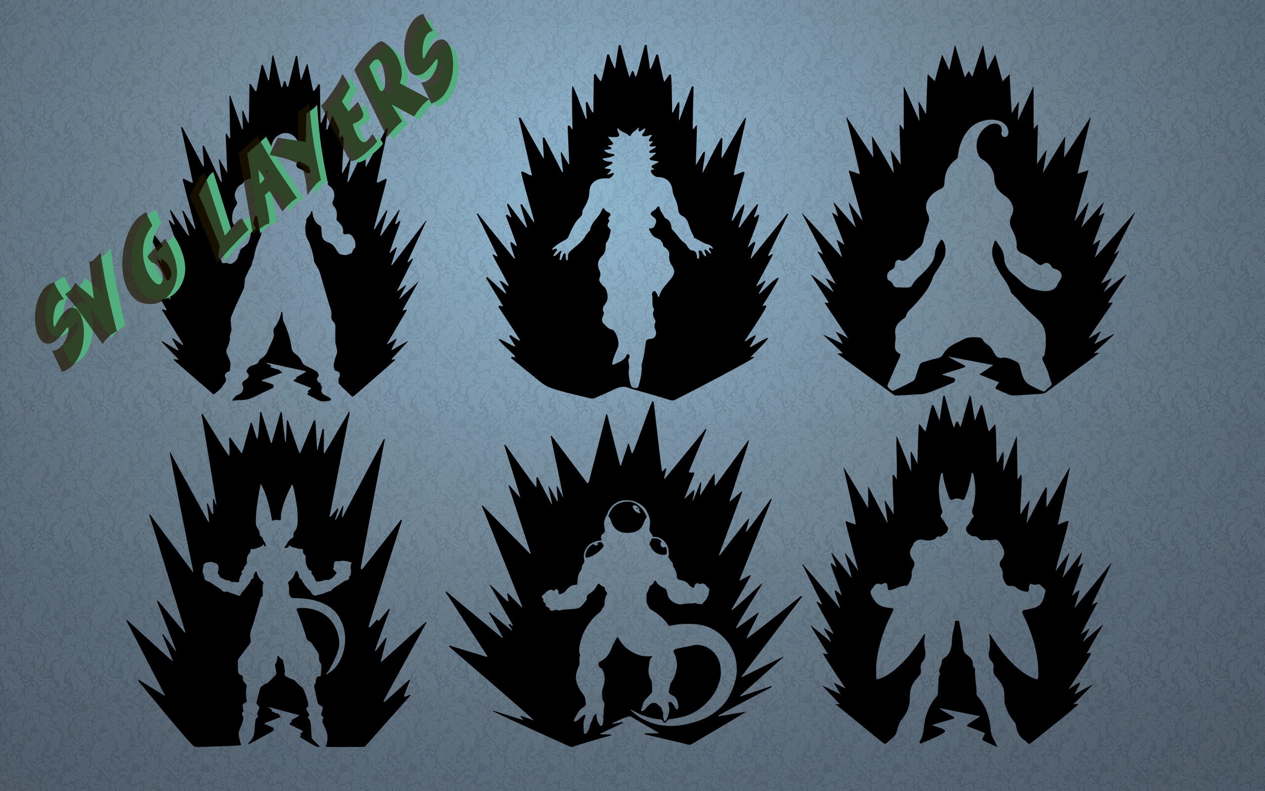 Free Free Goku Layered Svg 318 SVG PNG EPS DXF File