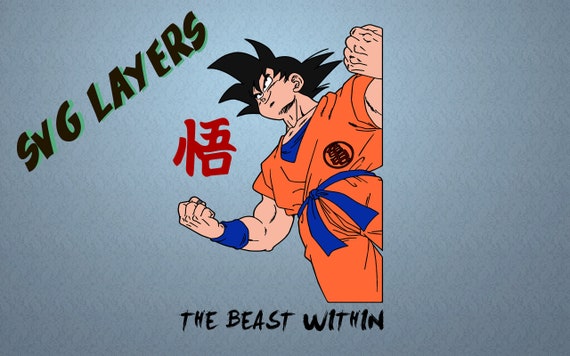Download Goku svg Goku Layer svg Dragon Ball Z svg Super Saiyan svg ...