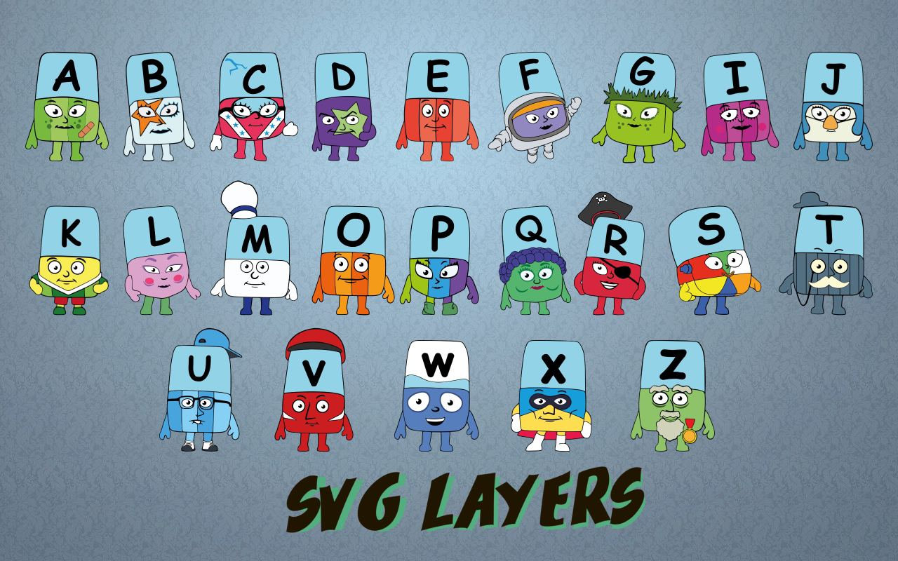 Number Blocks SVG Pack 1-10 Numberblocks SVG Png Pdf Eps Number Blocks  Birthday 