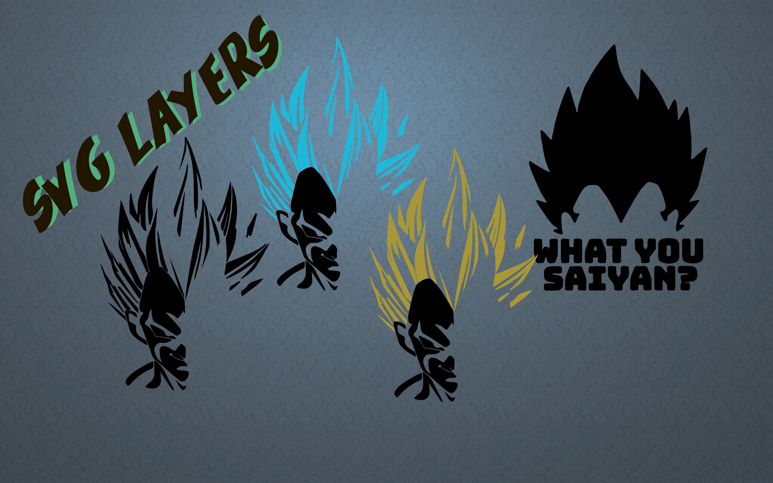 Vegeta svg Vegeta Layer svg Dragon Ball Z svg Super Saiyan | Etsy