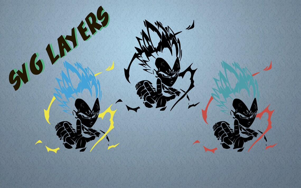 Download Vegeta svg Vegeta Layer svg Dragon Ball Z svg Super Saiyan ...