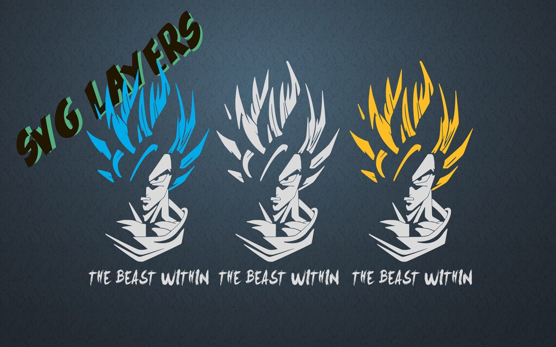 Download Goku svg Goku Layer svg Dragon Ball Z svg Super Saiyan svg ...