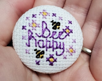 Needle Minder - Hand Made; Bee Happy