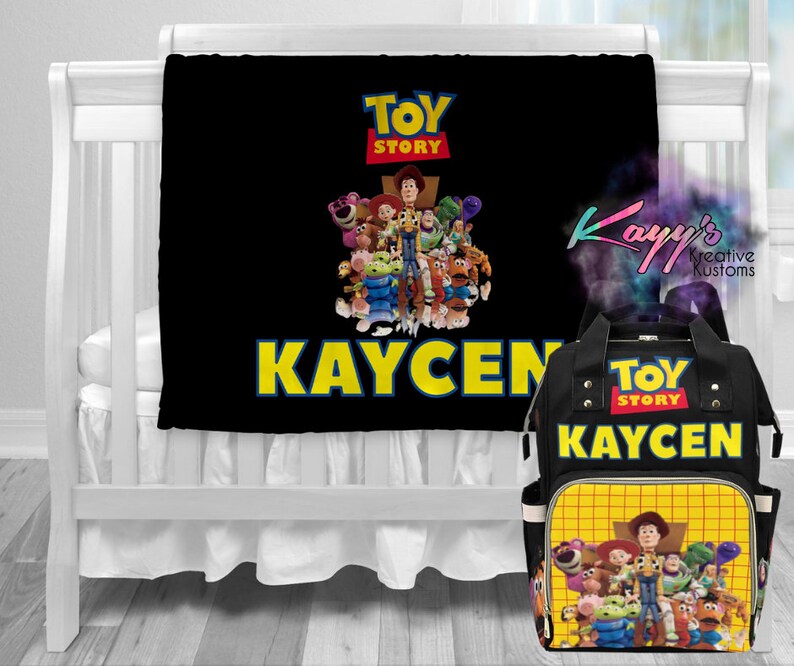 Personalized Diaper Bag Toy Story Style Diaper Bag Custom Etsy