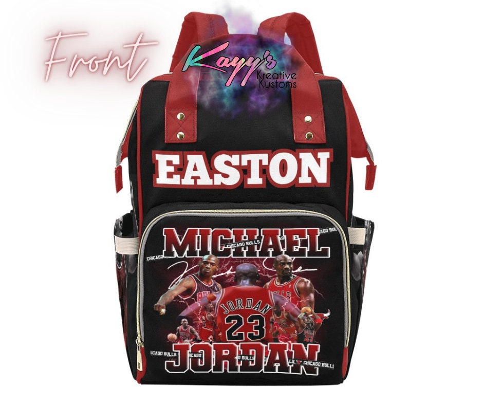 Michael jordan diaper bag best sale