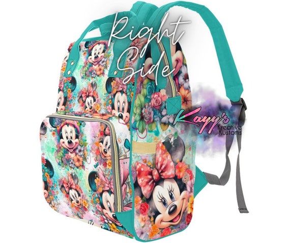 Personalized Diaper Bag Minnie Mouse Style Diaper Bag Custom Diaper Bag Baby Shower Gift New Parent Etsy Canada