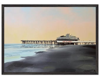 Daytona Beach  Pier - Framed Digital Print