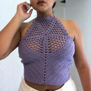 Bohemian Halter Top/Sexy crochet top/Summer Clothing