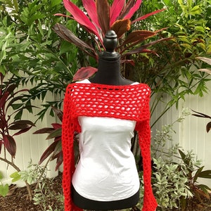 Cropped Sweater Crochet Mesh Top Handmade Gift for Her