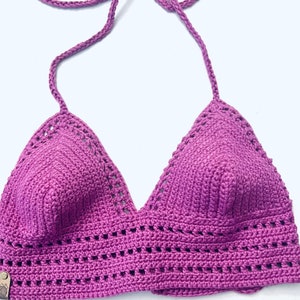 Summer Crochet  Crop Top/Boho Hippie Wear/Festival Top/Bohemian Clothes