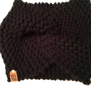 Knit Ear Warmer/Girls Hair Turban/Twist Head Band/ Ear Warmer