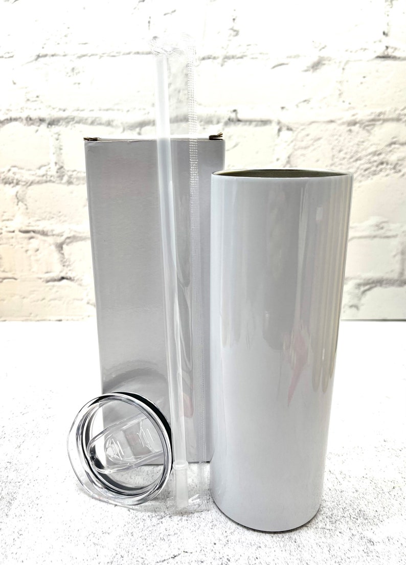20oz Sublimation Tumblers Straight White 5 pack Etsy