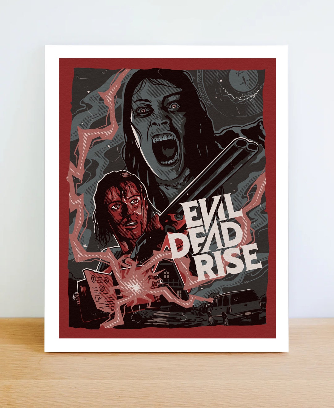 Evil Dead Rise 8.5 X 11 Art Print hand Signed Etsy