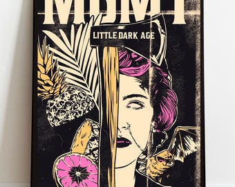 MGMT Little Dark Age Illustrated Poster