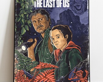 The Last of Us Inspired Unofficial Fan Art Poster 18x24&quot; (Hand Signed)
