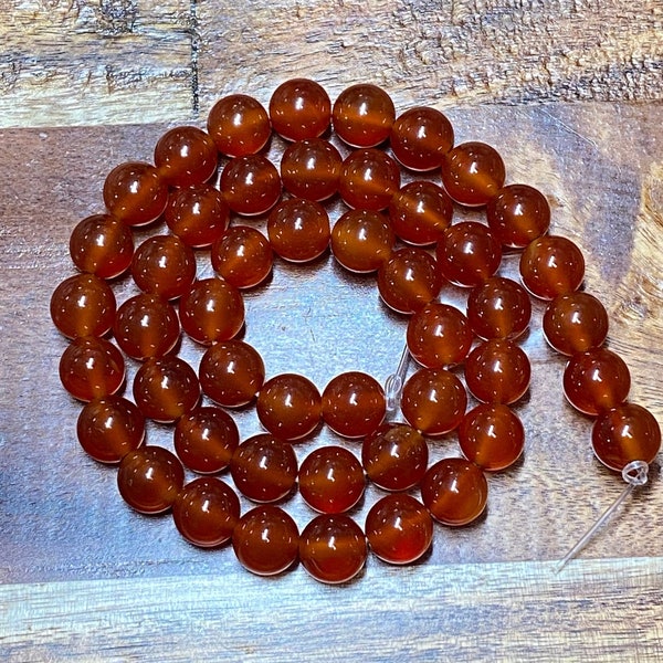 Stunning Natural Carnelian/Red Agate Gemstone Beads for Jewelry/Craft Making, Round: 4mm-10mm